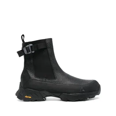 Roa Black Cinch Chelsea Boots