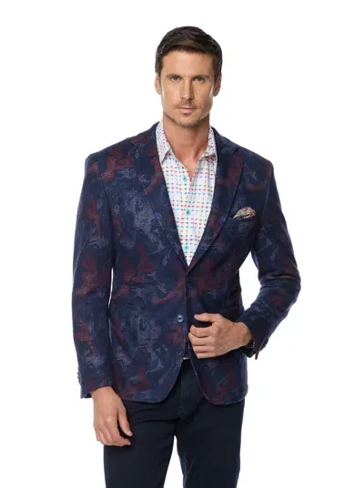 Robert Graham Beckford Knit Sport Coat In Navy