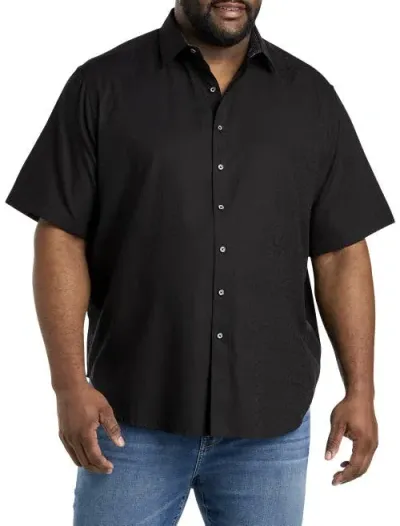 Robert Graham Dxl Luther Sport Shirt In Black