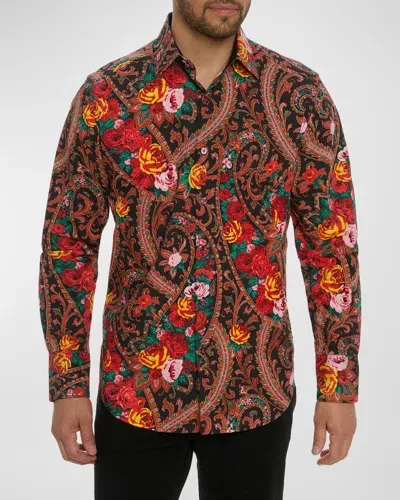 Robert Graham Men's Kabuki Cotton Sport Shirt In Multi