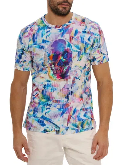 Robert Graham Kaleidoskull T-shirt In Neutral