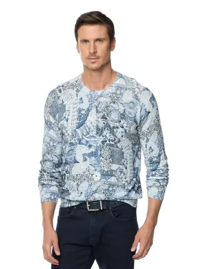 Robert Graham Valtos Long Sleeve Knit In Blue