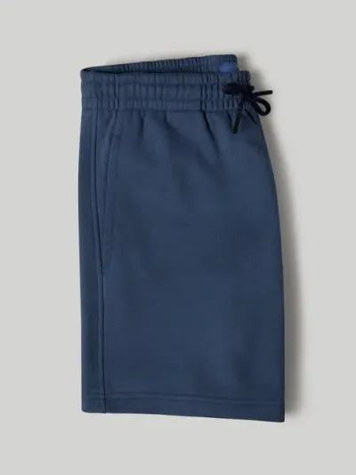 Robert Talbott Chandler French Terry Short In Indigo Blue