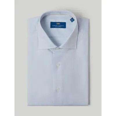 Robert Talbott Reynolds Royal Oxford Dress Shirt In Light Blue