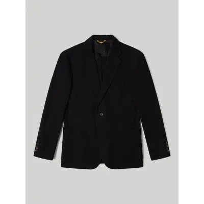 Robert Talbott Wright Lightweight Knit Blazer In Black