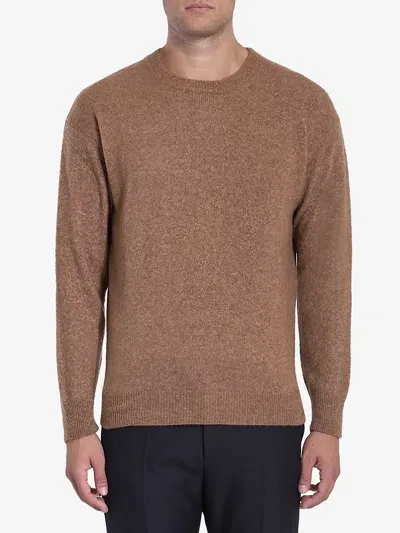 Roberto Collina Cashmere Sweater In Brown