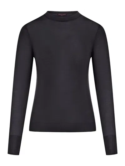 Roberto Collina Black Regular Fit Sweater