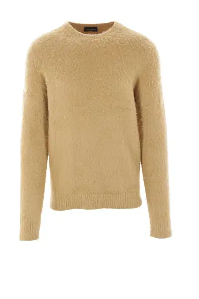 Roberto Collina Sweaters In Brown