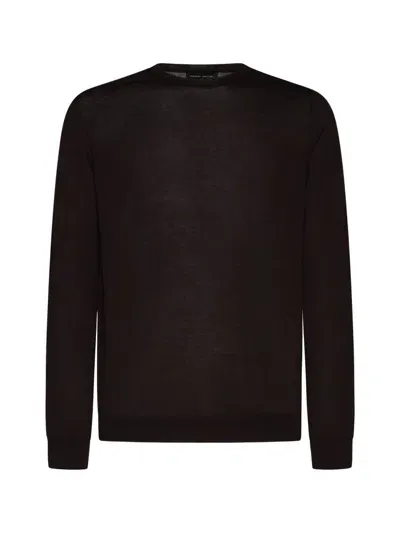 Roberto Collina Sweaters In Brown