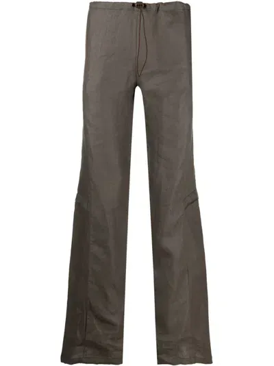 Robyn Lynch Brown Linen Cargo Trousers