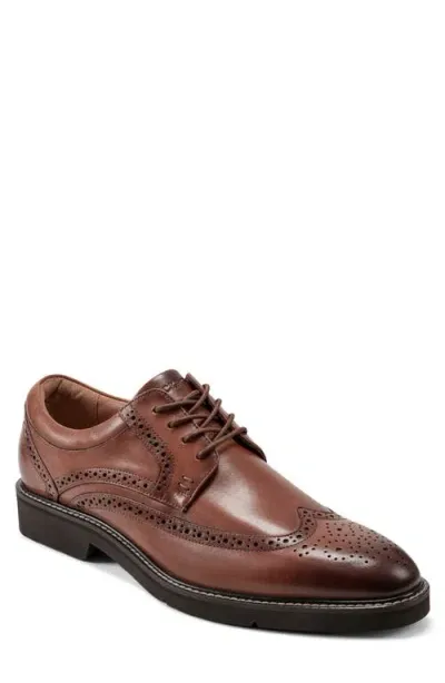 Rockport Fallo Wingtip Derby In Medium Natural