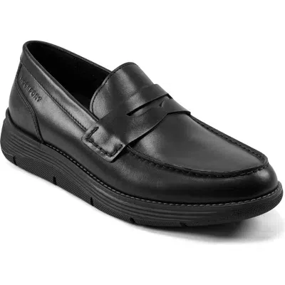 Rockport Liam Penny Loafer In Black