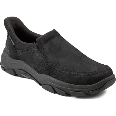 Rockport Reece Water Resistant Slip-on In Black