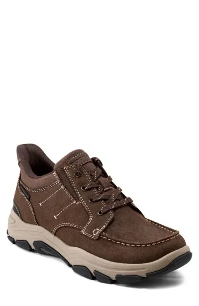 Rockport Ronan Water Resistant Sneaker In Dark Brown