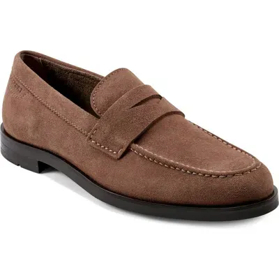 Rockport Sutton Penny Loafer In Taupe