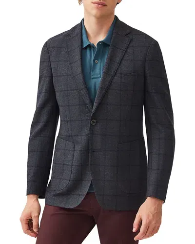 Rodd & Gunn Campbell Point Slim Sports Fit Jacket In Lapis