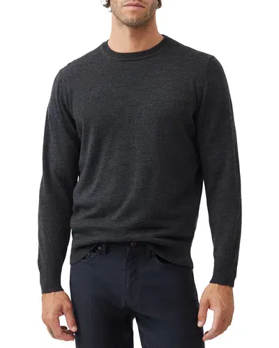 Rodd & Gunn Ferndale Crewneck Sweater In Charcoal Marle