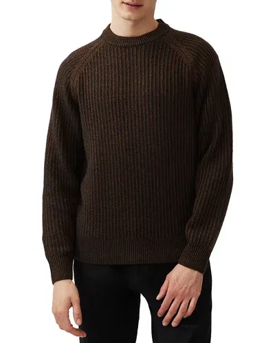 Rodd & Gunn Mackinder Crewneck Sweater In Black Sand