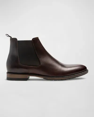 Rodd & Gunn Men's Murphy's Road Leather Chelsea Boots In Chocolate