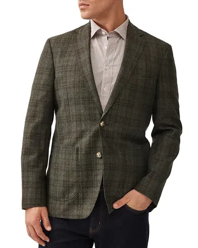 Rodd & Gunn Owen Junction Plaid Sports Fit Sport Coat In Olive