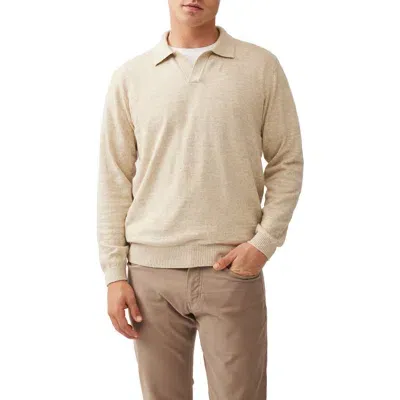 Rodd & Gunn Fortrose Regular Fit Long Sleeve Knit In Natural