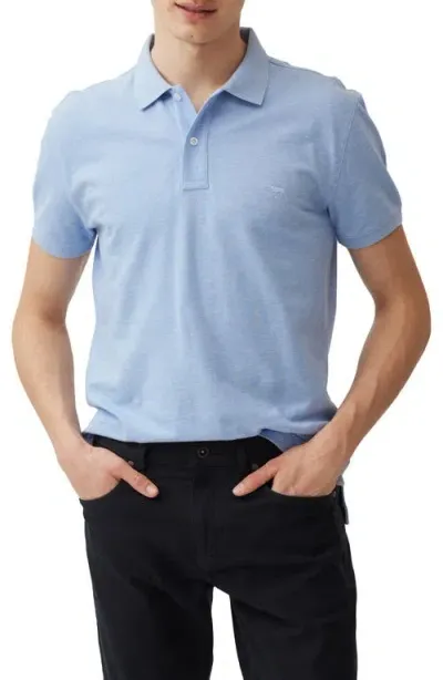 Rodd & Gunn Lightweight Polo In Chambray