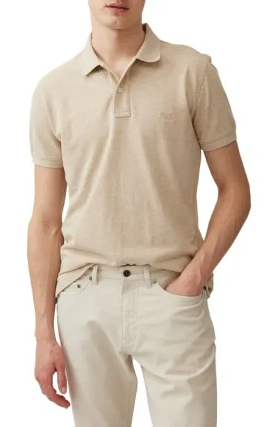 Rodd & Gunn Lightweight Polo In Oat