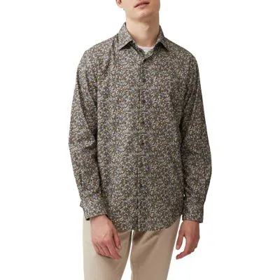 Rodd & Gunn Pakington Button Front Shirt In Elderberry