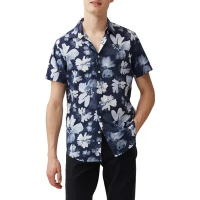 Rodd & Gunn Tyler Street Sports Fit Shirt In Navy