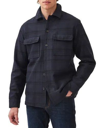 Rodd & Gunn Wadestown Slim Sports Fit Plaid Shirt Jacket In Midnight