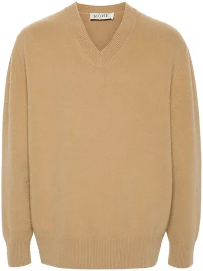 Rohe Brushed Sweater In Brown