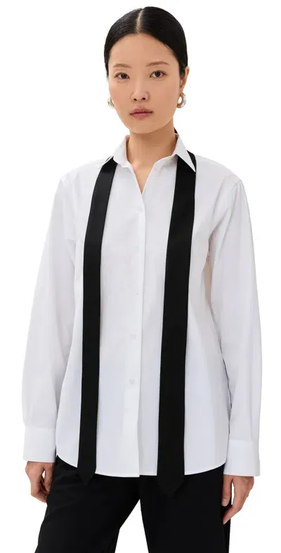 Rohe Detachable Tie Shirt Optic White