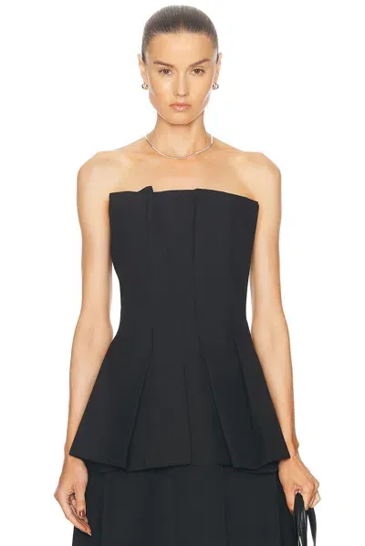 Rohe Tulip Bustier Top In Black