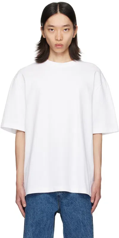 Rohe White Oversized T-shirt In 100 Optic White