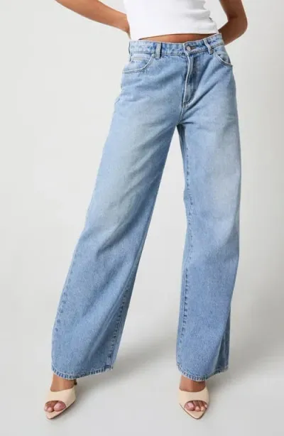 Rolla's Kate Distressed Nonstretch Baggy Jeans In Blue