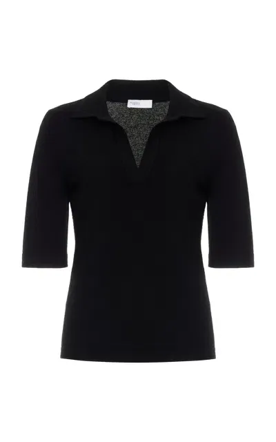 Rosetta Getty Wool-cashmere Sweater In Black