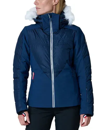 Rossignol Logo-patch Padded Jacket In Blue