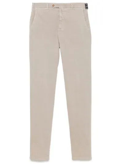 Rota Twill Trousers In Brown