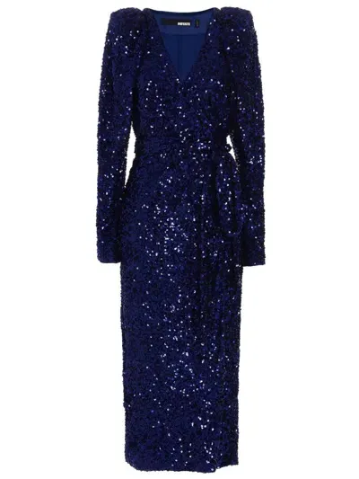 Rotate Birger Christensen Rotate Dress In Blue