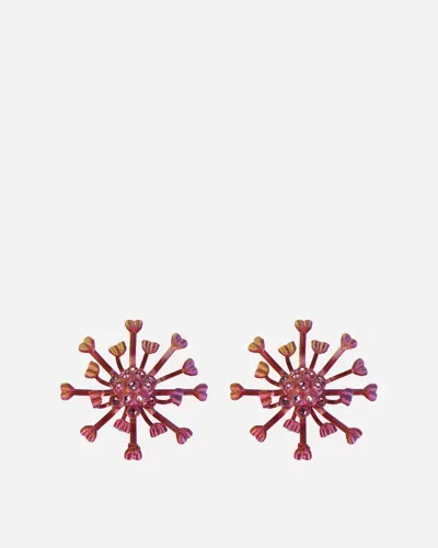 Roussey Florarea Earrings In Pink