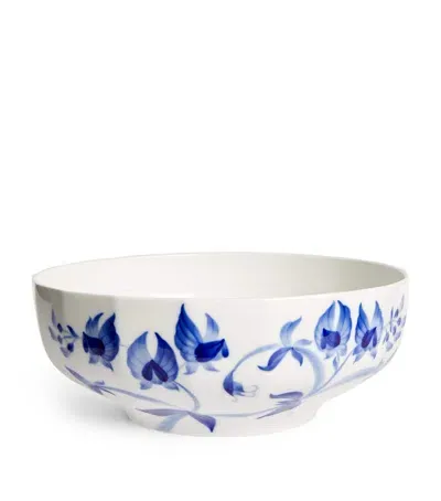 Royal Copenhagen Blomst Sweet Pea Bowl In White