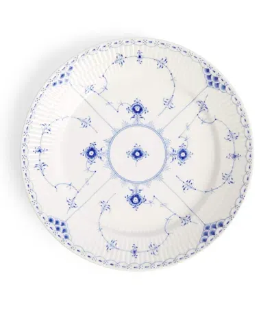 Royal Copenhagen Blue Fluted Half Lace Plate