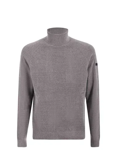 Rrd Dolcevita  "velvet Turtleneck" In Gray