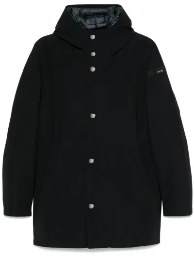 Rrd Floating Parka Jacket In Black