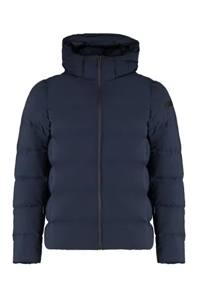 Rrd Winter Tubic 10 Deta Short Down Jacket In Blue