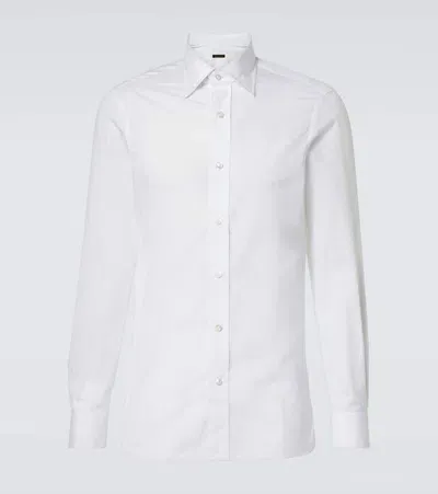 Rubinacci Cotton Shirt In White