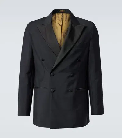 Rubinacci Wool Tuxedo In Black