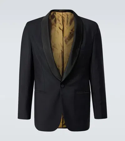 Rubinacci Wool Tuxedo In Black