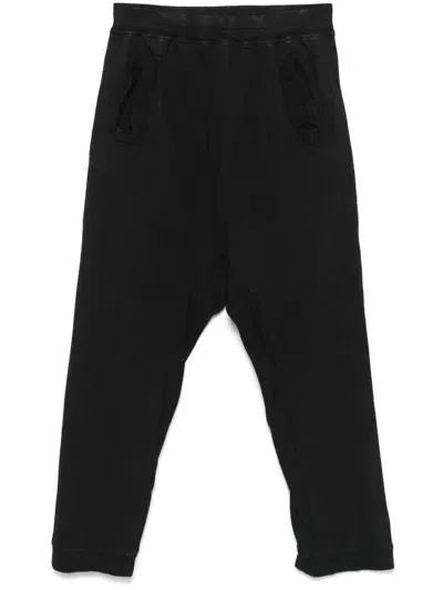 Rundholz Drop-crotch Trousers In Black