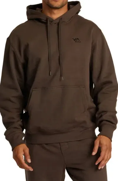 Rvca Essential Pullover Hoodie In Mocha